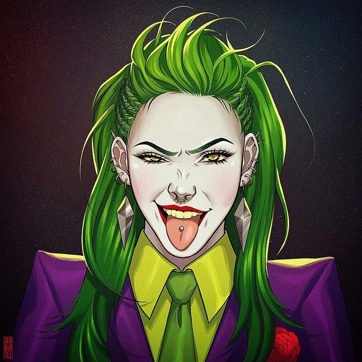 Pin by Keani on GirlsArt Female joker, Joker drawings, Joker art