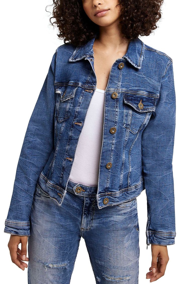 River Island Throwback Denim Jacket Nordstrom in 2022 Denim jacket
