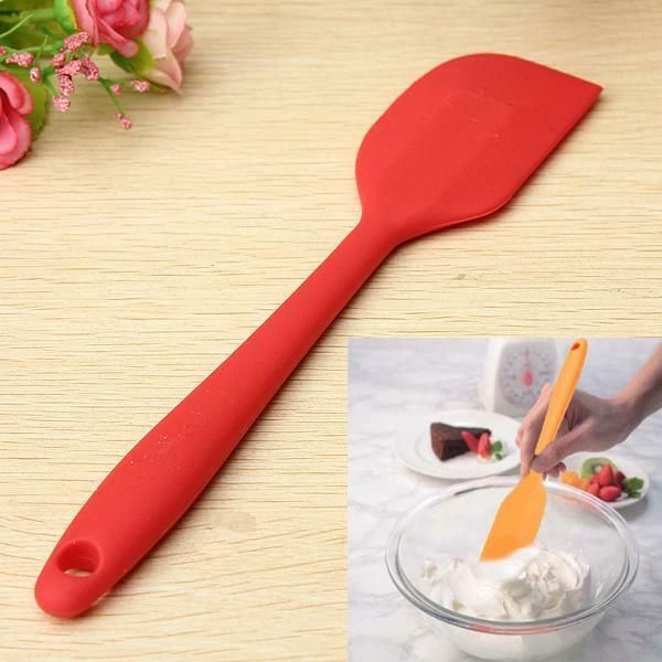 4 Colors Silicone Kitchen Cooking Baking Cake Butter Mix Spatula Scraper Utensil 4 Colors Silicone Kitchen Cooking Baking Cake Butter Mix Spatula Scraper Utensil