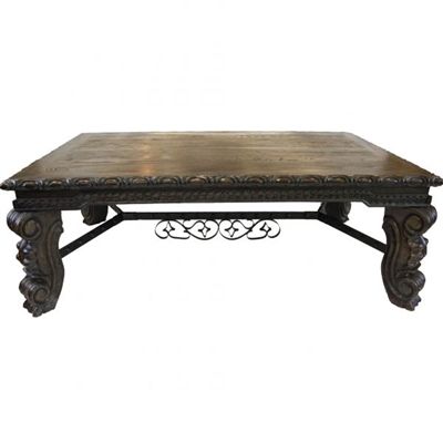 Archbi Dark Wood Iton Old World Coffee Table In 2018 Archbi Dark Wood Iton Old World Coffee Table In 2018 Tuscan Style Tables End Pinterest And