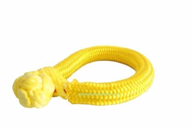 12mm150mm Soft Shackle for Off-Road ATVs UTVs Synthetic Rope Winch Bumper Shackle ATV Winch Shackle