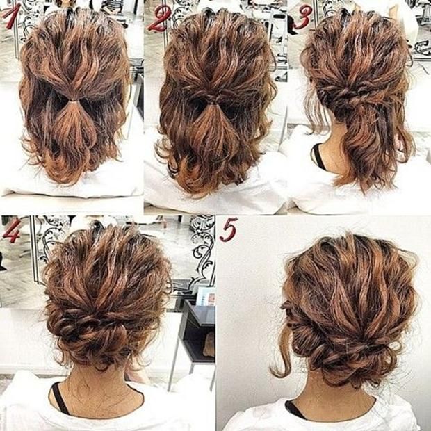 77 Best Hair Images On Pinterest Dos Hairdos And Braids Updo Hairstyle S For Short Hair