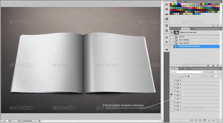 Photorealistic Square Brochure Mock-up | Square brochures, Brochure ...