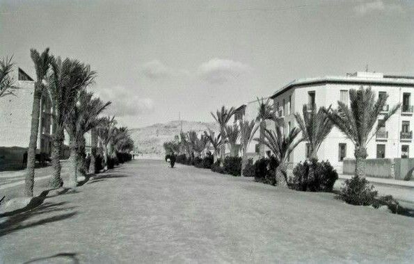 Paseo Del General Marvá En 1935 Alicante España Alicante Fotografía Antigua