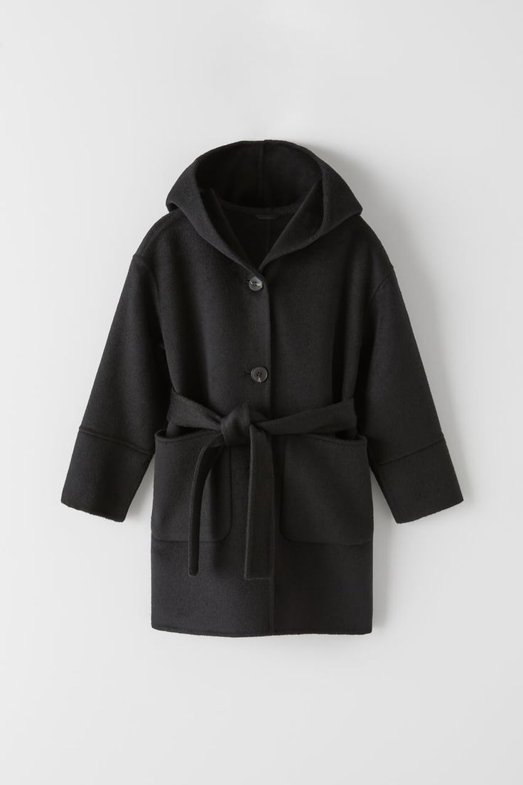 DOUBLE FACED KNIT COAT | ZARA United States | Trendy shirt designs, Trendy shirts, Trendy outerwear