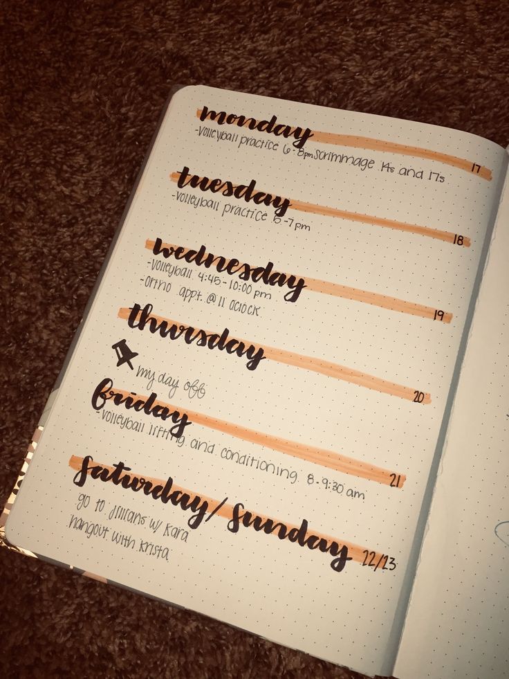 bulletjournal organization planner calligraphy fancy headers