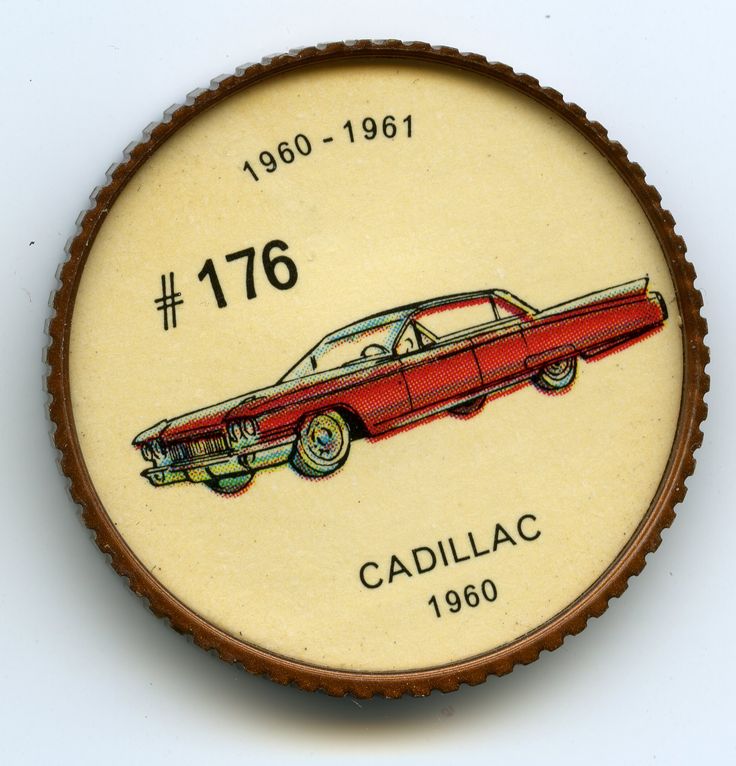 NUMBER 1961 Jello Picture Wheels Automobiles coin CHOOSE YOUR CAR