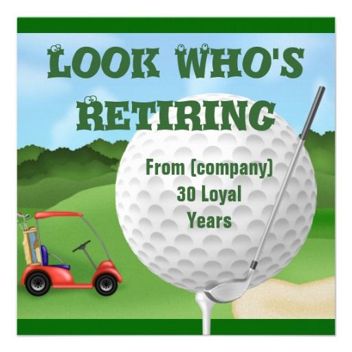 retirement invite template