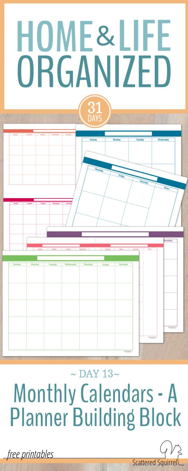 make a work calendar