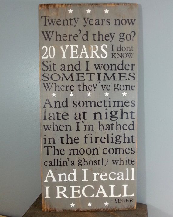 Bob Seger Like a Rock lyrics "Twenty years now, Where'd Bob Seger Like a Rock lyrics "Twenty years now, Where'd