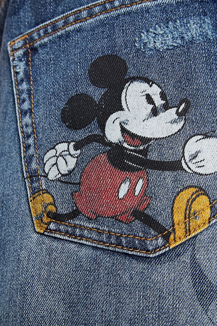 At Almost 90 Years Old Mickey Mouse Is Without A Doubt One Of Fashion S Hardest Working Style Icons And Desigual Used It On It S Iconic Fashion Style Denim