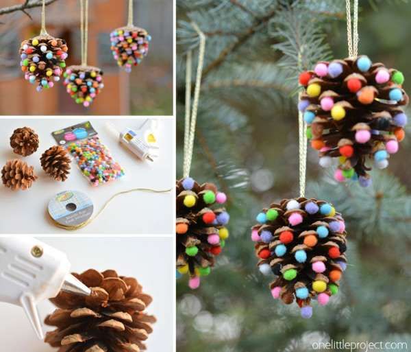 14 Décorations DIY avec des pommes de pin pour rendre Noël encore plus festif