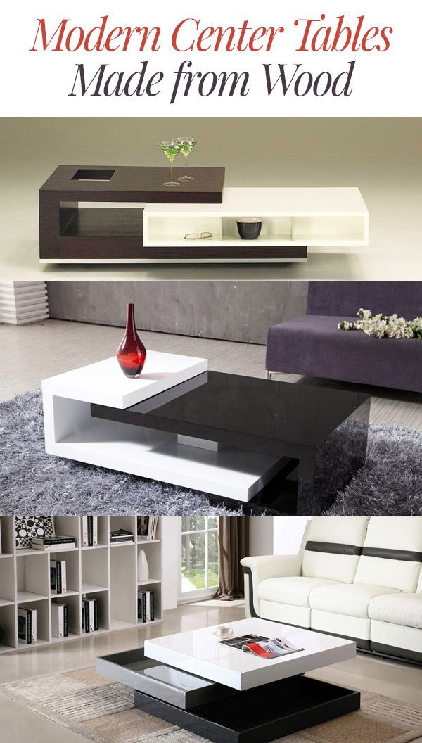 15 Modern Center Tables Made From Wood Dekorasyon Fikirler