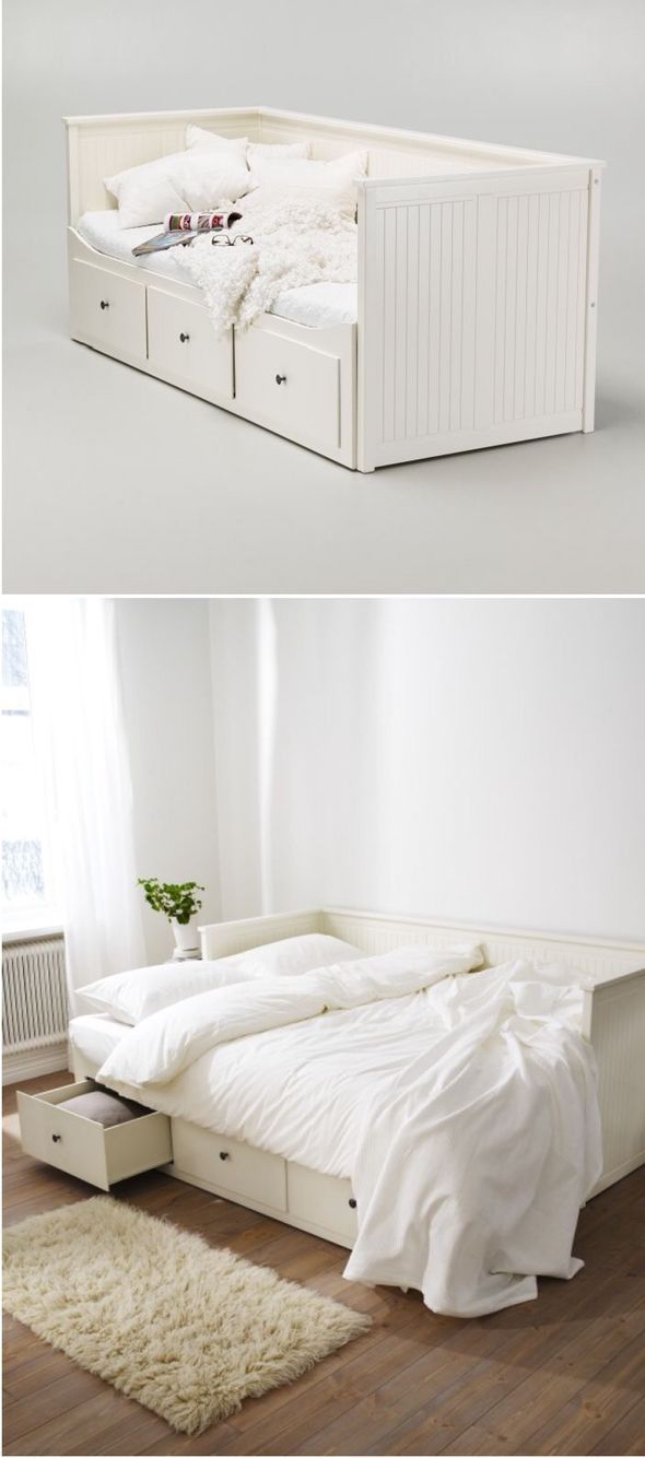 Another office/guest room solution IKEA Hemnes day bed ...