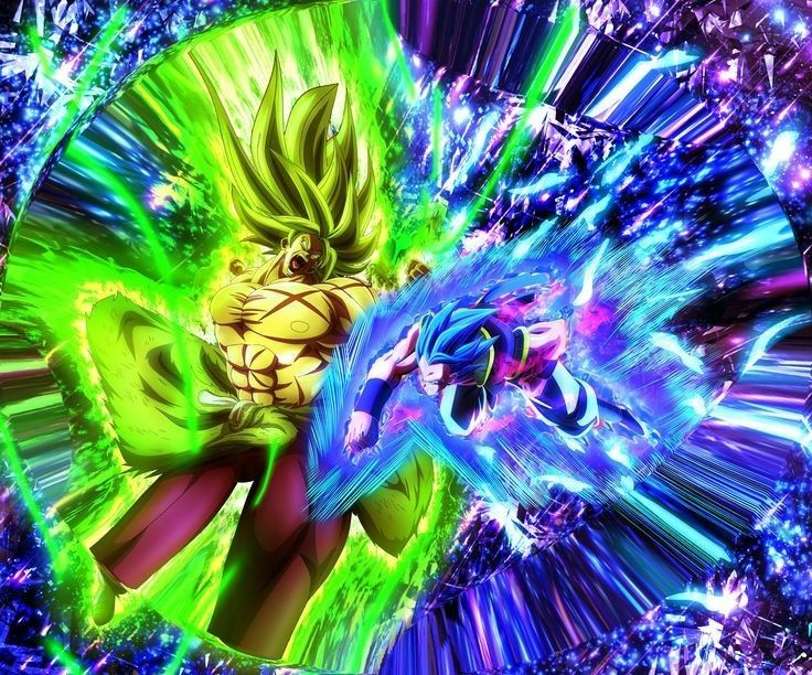 SSJGSSJ Gogeta vs. Full Power(Legendary) SSJ Broly
