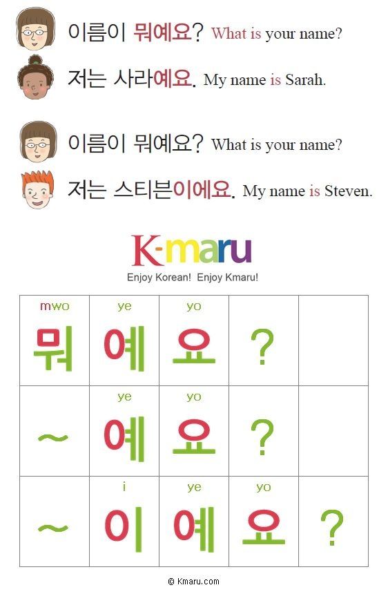 What korean name are you