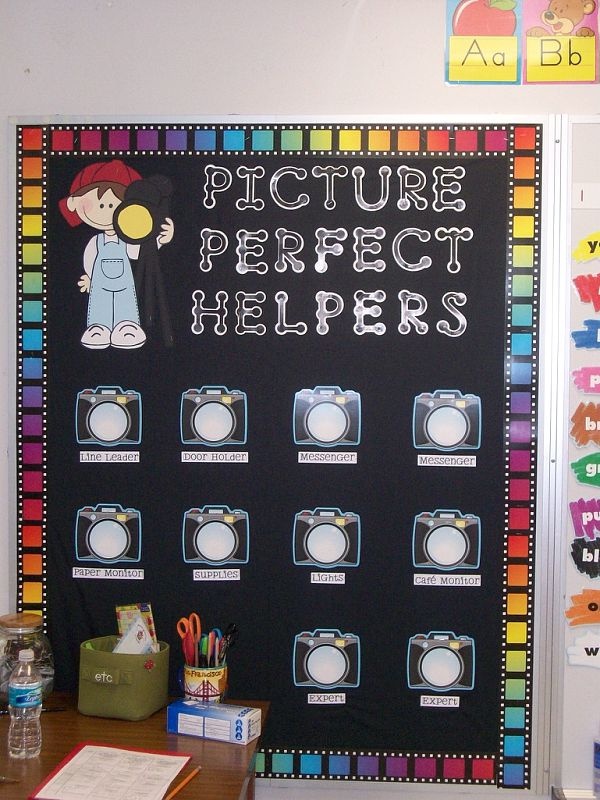writing bulletin board idea black
