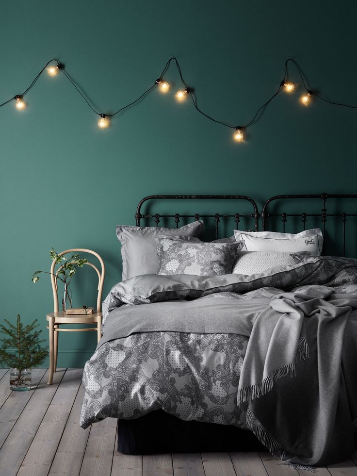 Blau Und Wald Grün Wohnzimmer Wohnzimmer Versuchen Sie, eine dunkle Wand Farbe ...