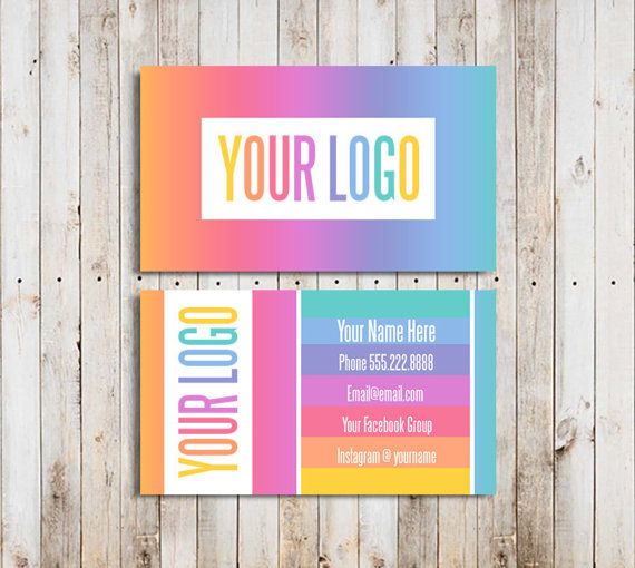standard business card size