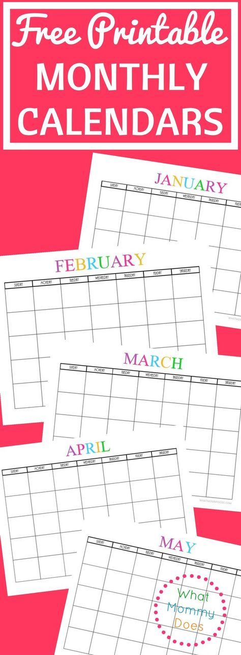 monthly menu calendar template