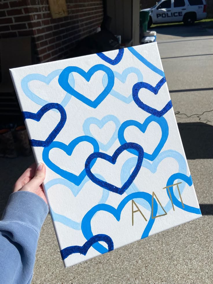 Trendy Custom Sorority Heart Canvas Big little Reveal Dorm Etsy Trendy Custom Sorority Heart Canvas Big little Reveal Dorm Etsy