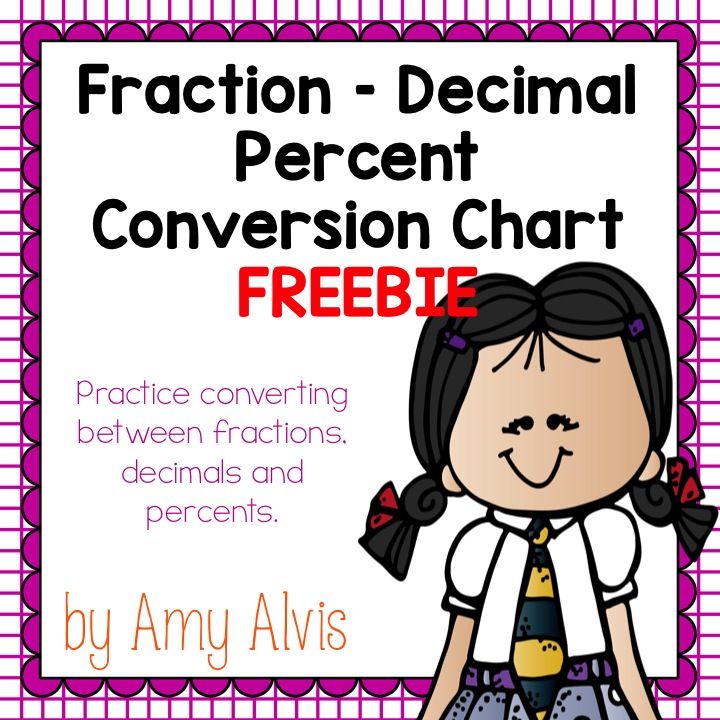 72 best Math Fractions, Decimals and Percents images on Pinterest - decimal to fraction chart 72 best Math Fractions, Decimals and Percents images on Pinterest - decimal to fraction chart
