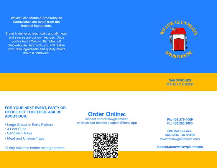 make a menu online for free