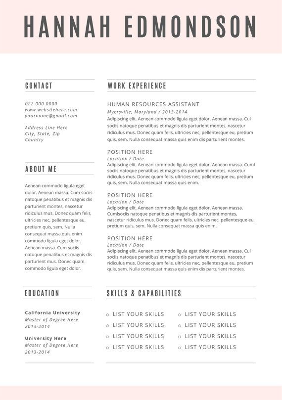 21 best Gorgeous Resume Designs images on Pinterest Design - resume template microsoft word 2013 21 best Gorgeous Resume Designs images on Pinterest Design - resume template microsoft word 2013