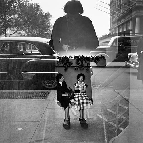 Vivian maier photograph black and white self portrait 1954 Vivian maier photograph black and white self portrait 1954
