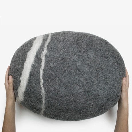 looks like a stone, is actually a woolen cushion Fantastic furniture Pinterest Stone ...