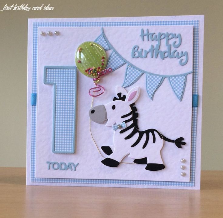 first birthday card ideas