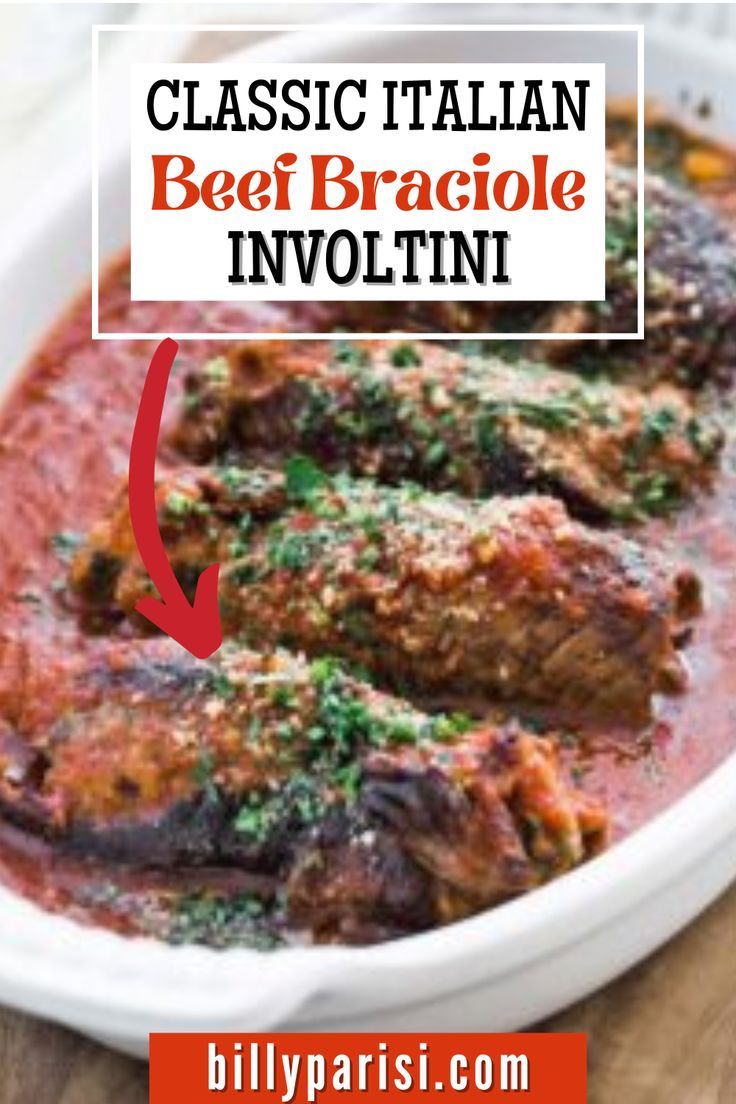 Classic Italian Beef Braciole Involtini Braciole Recipe Italian Classic Italian Beef Braciole Involtini Braciole Recipe Italian
