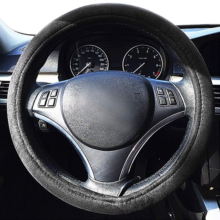 ZYHW Car Steering Wheel Cover Universal 15 inch Auto Antislip Leather Protector Flower Grain Brown ZYHW Car Steering Wheel Cover Universal 15 inch Auto Antislip Leather Protector Flower Grain Brown