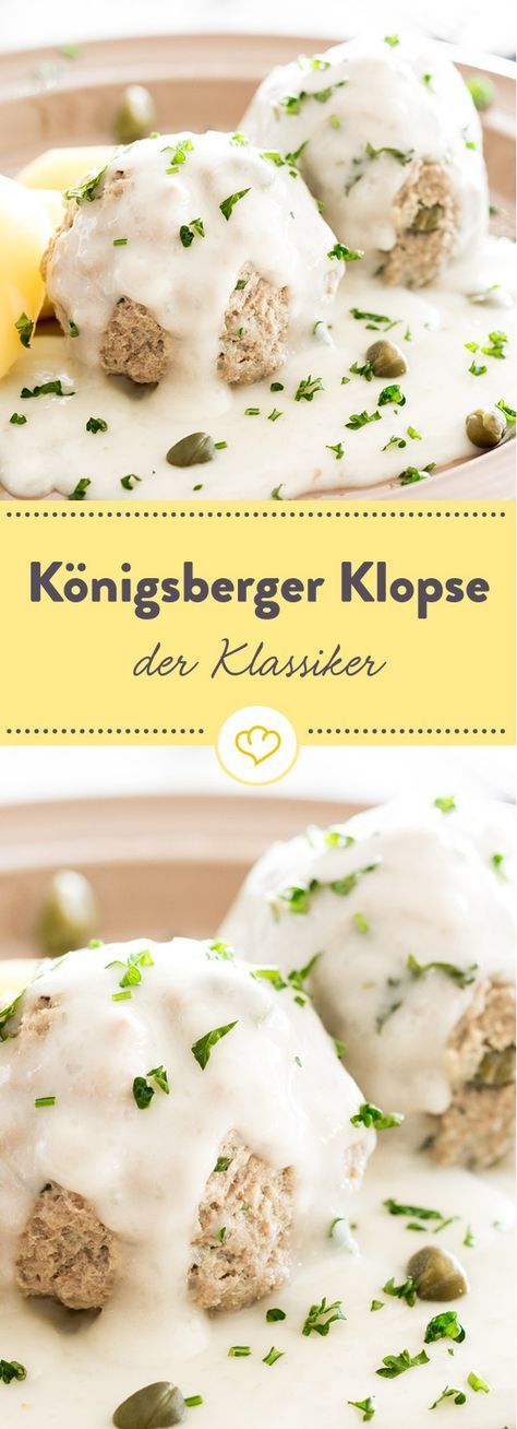 Warum der deutsche Klassiker auch Kapernklopse genannt wird? Weil die kleinen Kl...