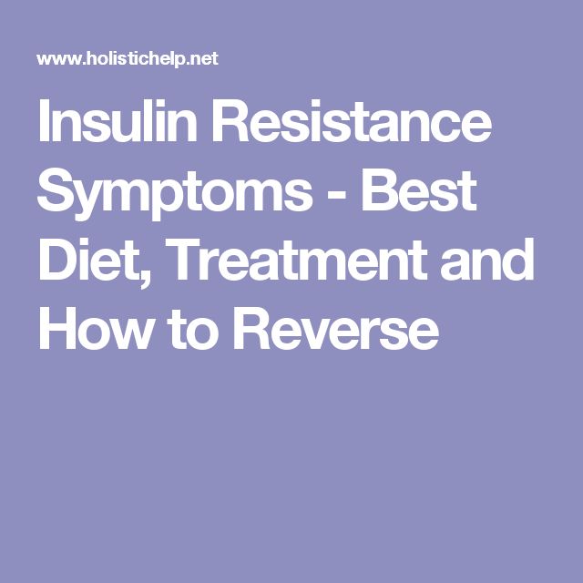 Glucophage treatment for insulin resistance