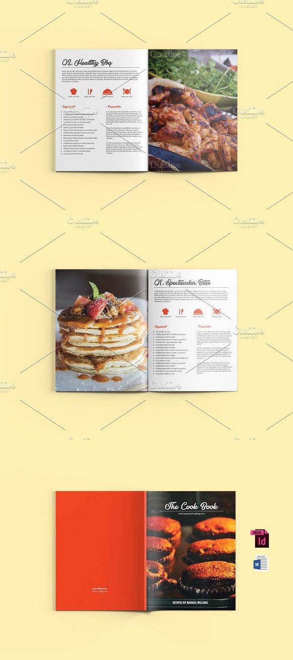 cook book template