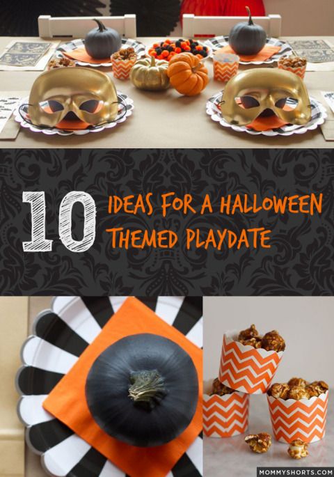 10 ideas for a halloween themed play date