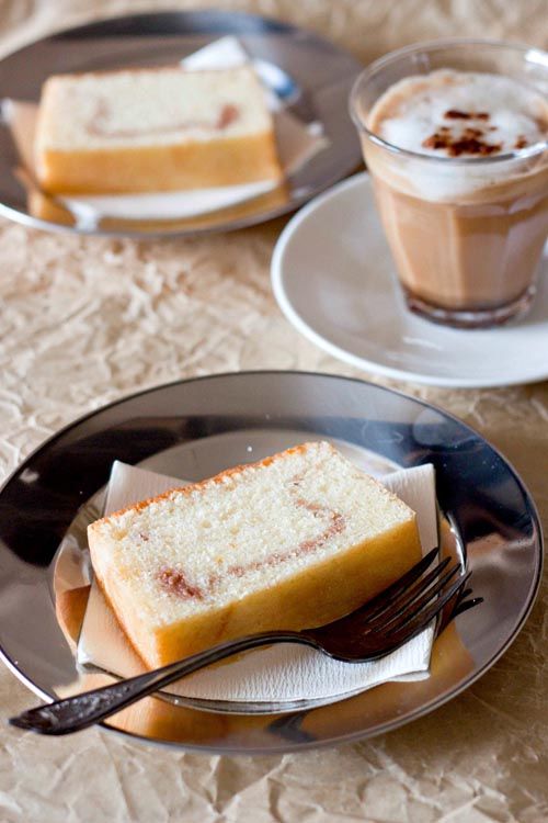 Cinnamon Swirl Pound Cake With Almonds Cinnamon Swirl Pound Cake With Almonds