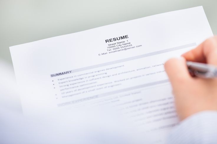 advice on resumes