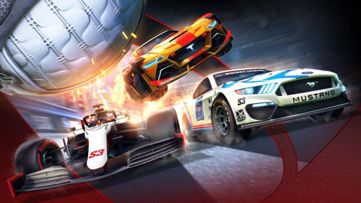How To Get A Mustang In Rocket League S Nascar And F1 April 7th Update In 2021 Rocket League Nascar League