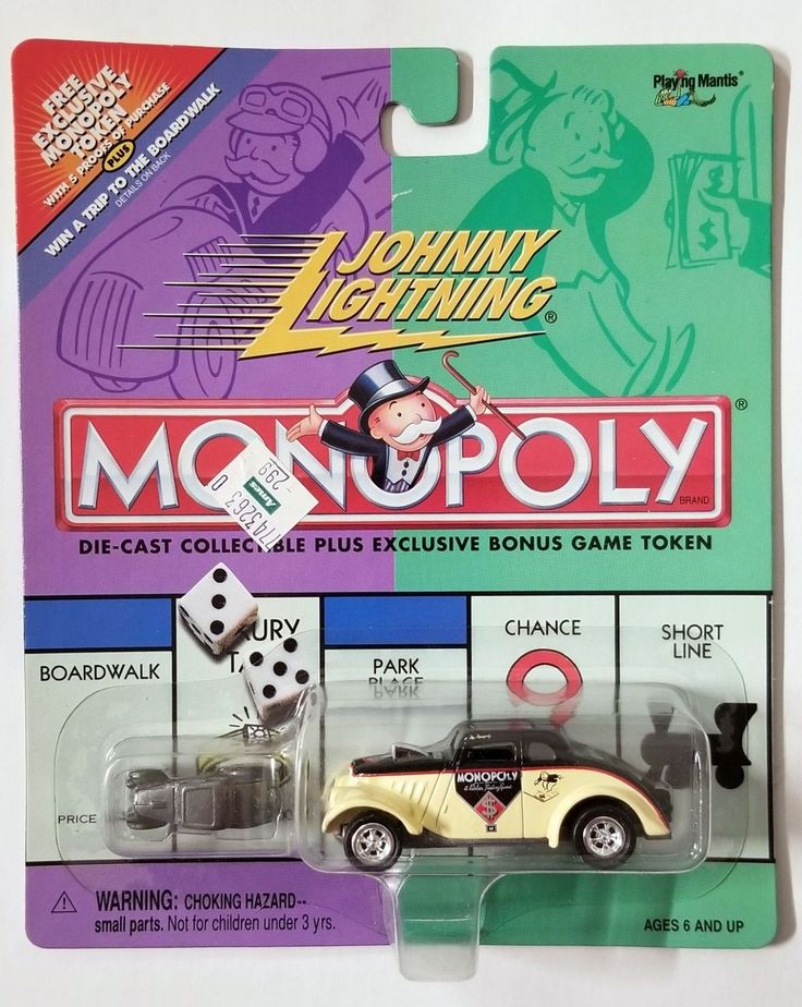 Johnny Lightning Monopoly Reading Railroad 1940 Ford & Game Token 1 64 for sale online Johnny Lightning Monopoly Reading Railroad 1940 Ford & Game Token 1 64 for sale online