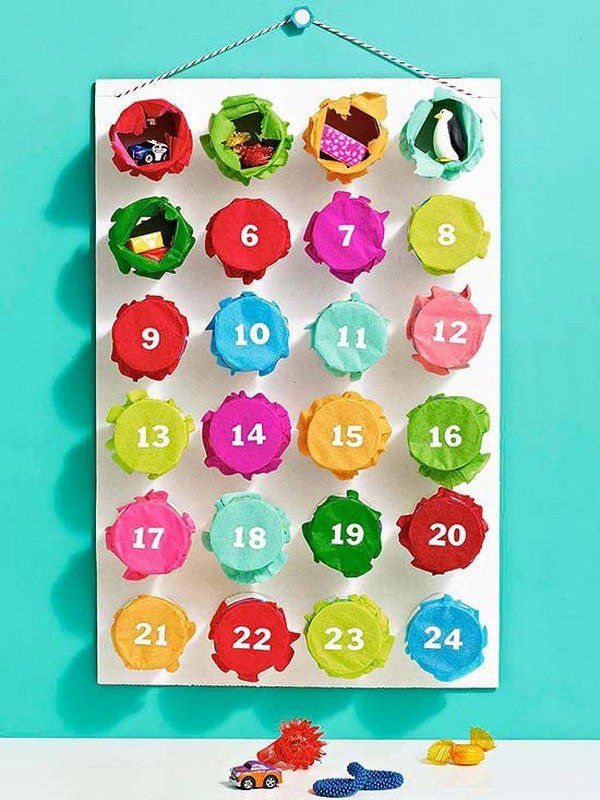 Countdown To Christmas Craft Ideas Part - 32: DIY Christmas Countdown Calendar Ideas U0026 Tutorials