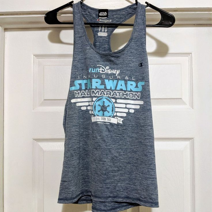Run Disney Star Wars Marathon Tank Top on Mercari Marathon tank tops