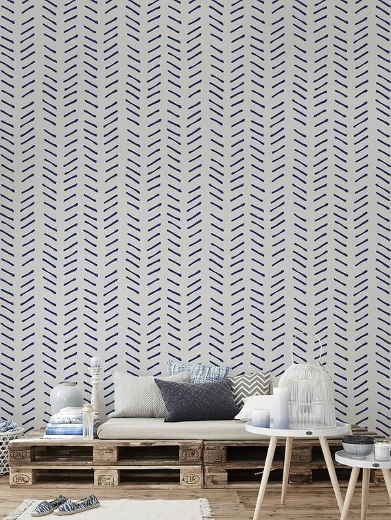 Chevron Wallpaper Peel And Stick Herringbone Wallpaper Self Adhesive Vinyl Temporary Wallpaper Easy To Install And Remove 189 Herringbone Wallpaper Chevron Wallpaper Temporary Wallpaper