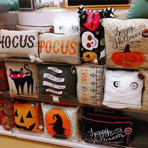 halloween pillows seen at a kohls
