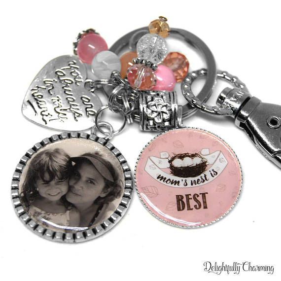 mom keychain personalized personalized gift for mom personalized