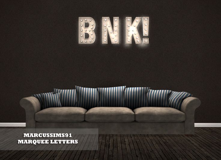 Sims Letter Wall Decor Sims Letter Wall Decor