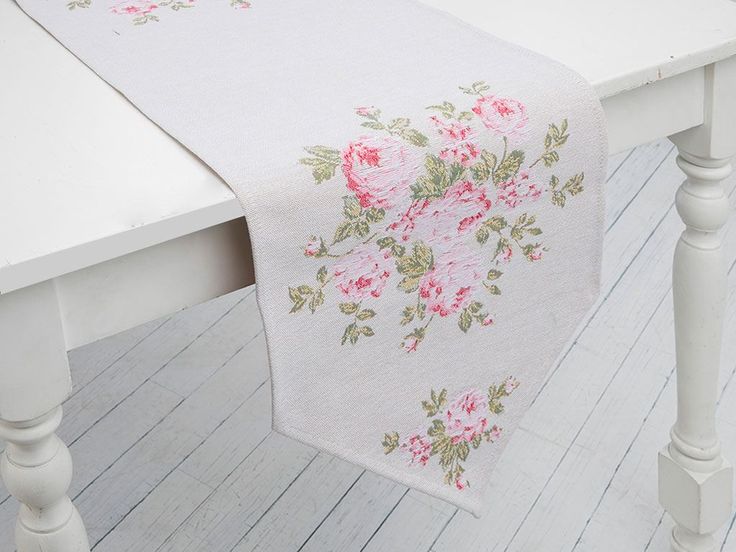 Rose frilla goblen tafelloper 30×110 cm roze | Tafelloper ...