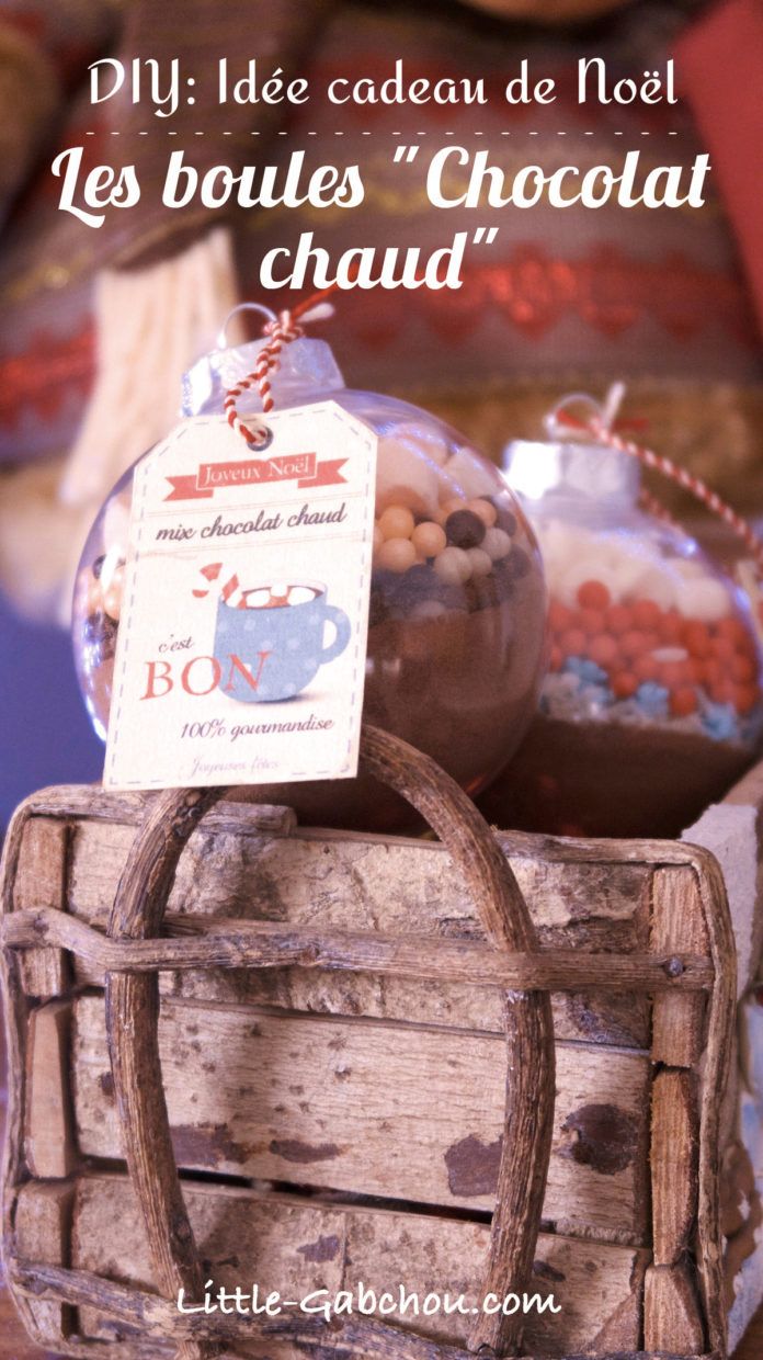 Idée cadeau de Noël à faire soi-même: les boules