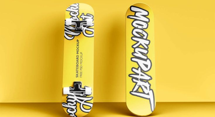 Download Skateboard Free Psd Mockup Mockup Free Psd Mockup Psd Mockup